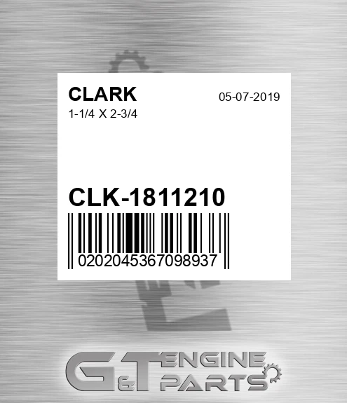 CLK-1811210 1-1/4 X 2-3/4
