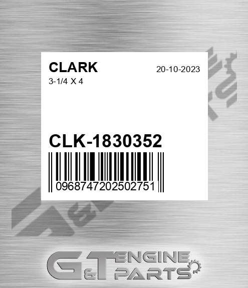 CLK-1830352 3-1/4 X 4