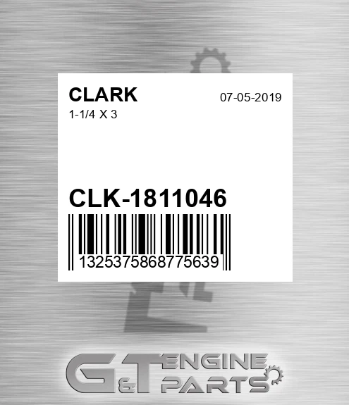 CLK-1811046 1-1/4 X 3