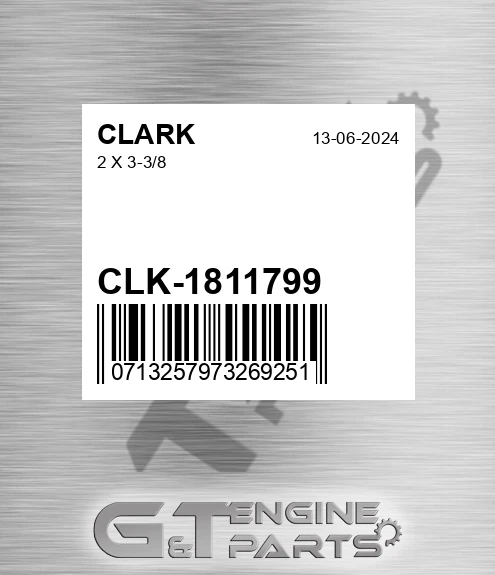 CLK-1811799 2 X 3-3/8