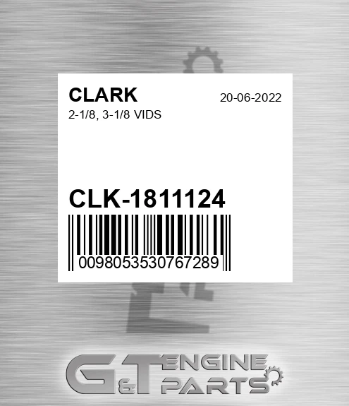 CLK-1811124 2-1/8, 3-1/8 Vids