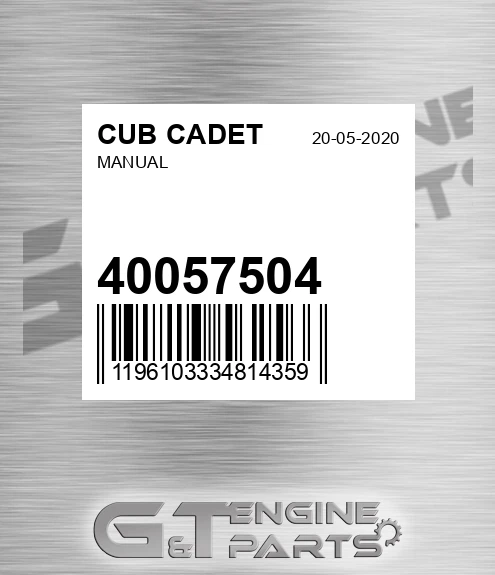40057504 Manual