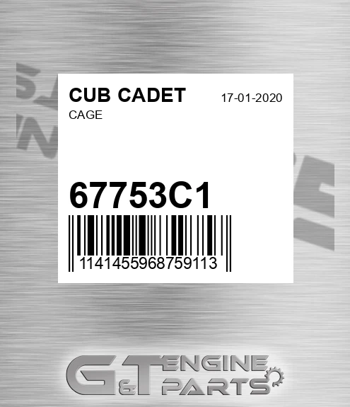 67753C1 Cage