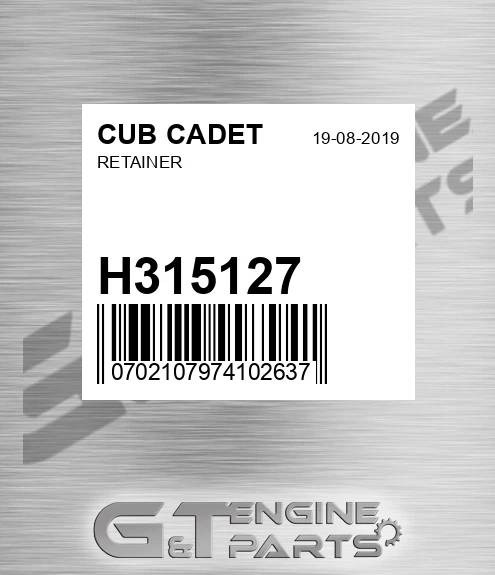 H315127 Retainer