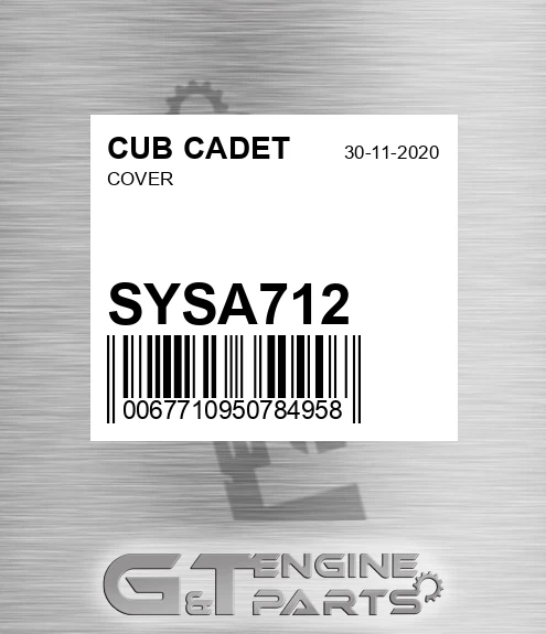 SYSA712 Cover