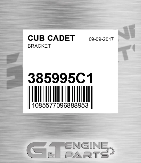 385995C1 Bracket for CUB CADET