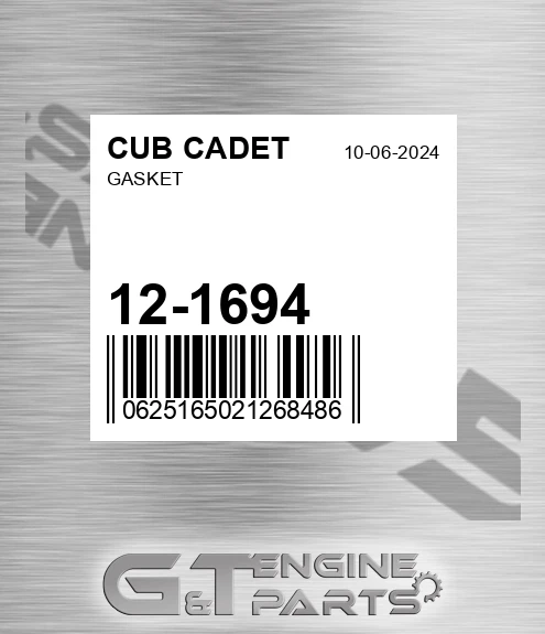 12-1694 Gasket