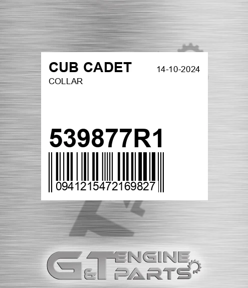 539877R1 Collar for CUB CADET