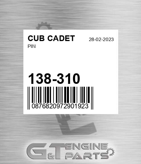 138-310 Pin