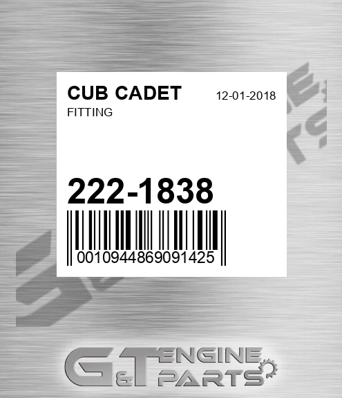 222-1838 Fitting