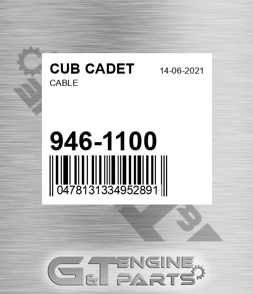 946-1100 Cable for CUB CADET