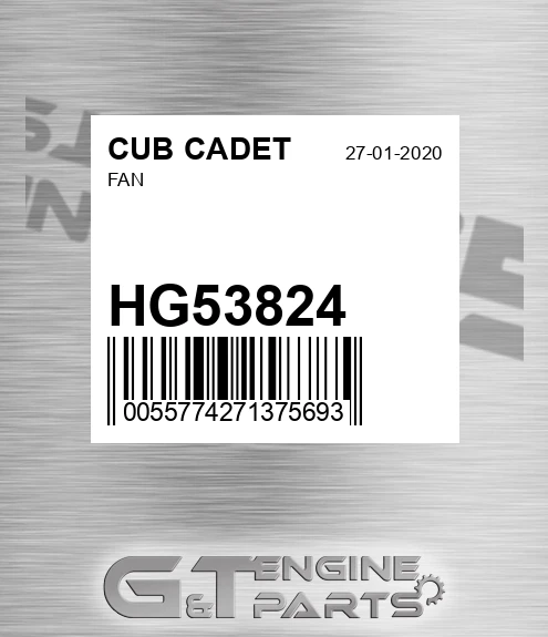 HG53824 Fan for CUB CADET