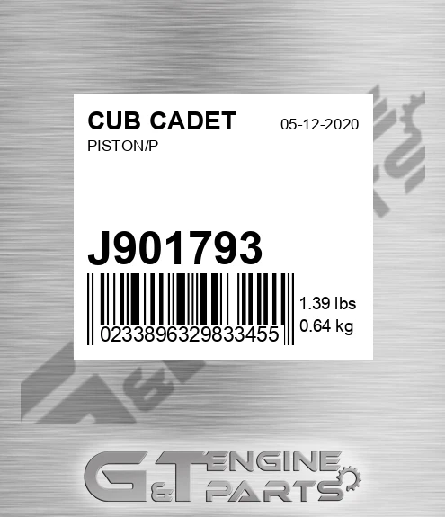 J901793 Piston/p