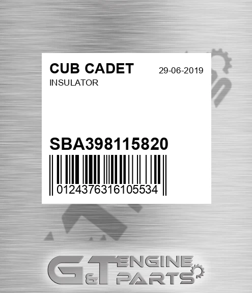 SBA398115820 Insulator
