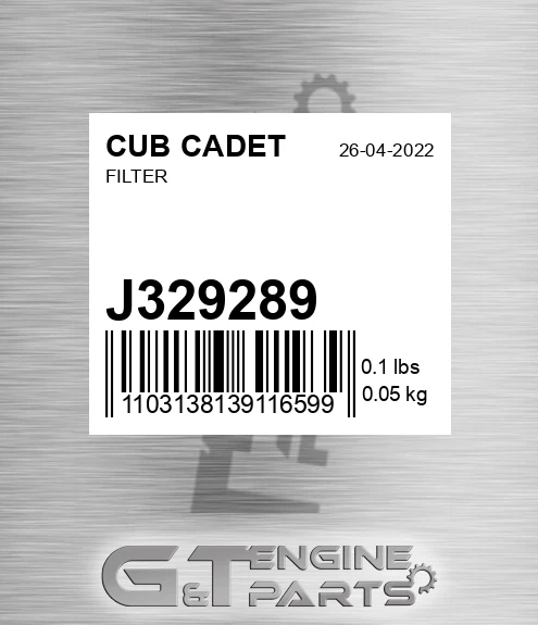 J329289 Filter