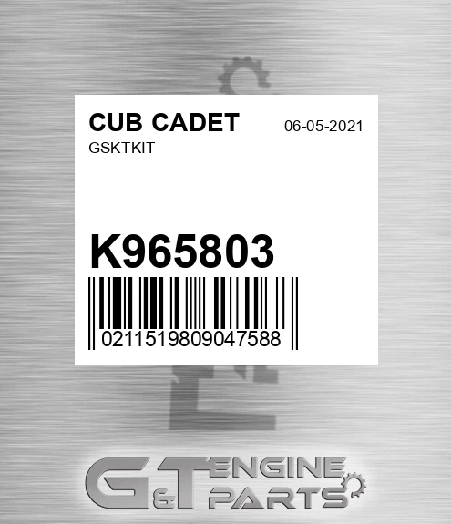 K965803 Gsktkit