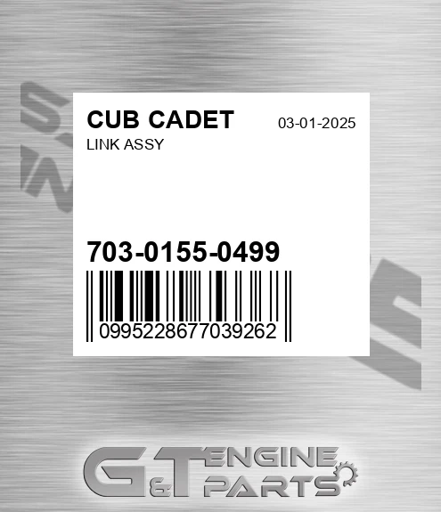 703-0155-0499 Link Assy for CUB CADET