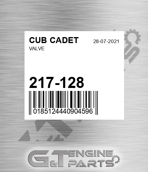 217-128 Valve