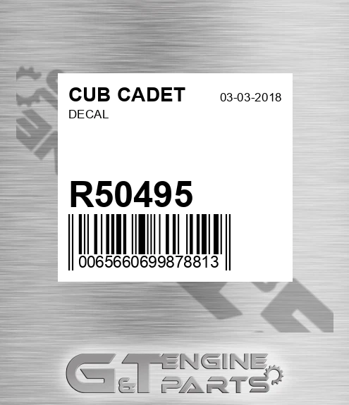 R50495 Decal
