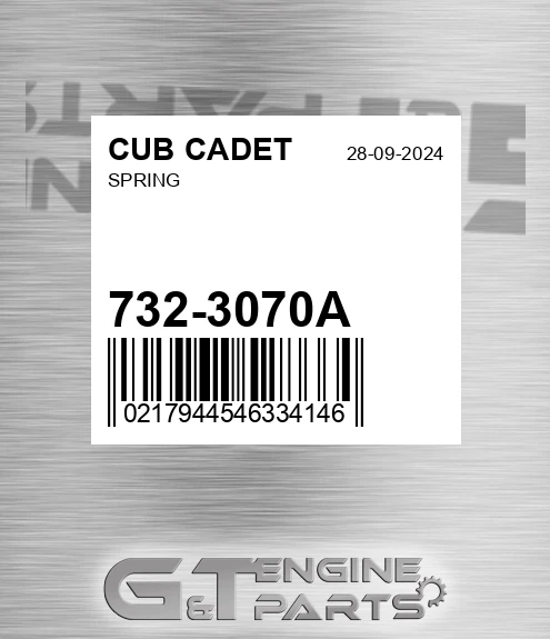 732-3070A Spring for CUB CADET
