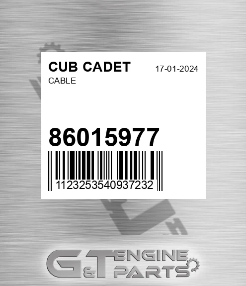 86015977 Cable