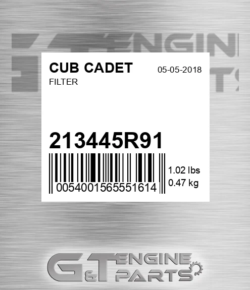 213445R91 Filter