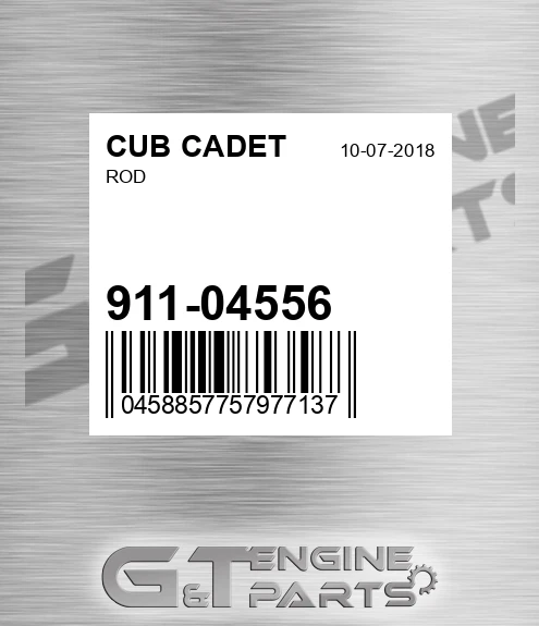 911-04556 Rod for CUB CADET