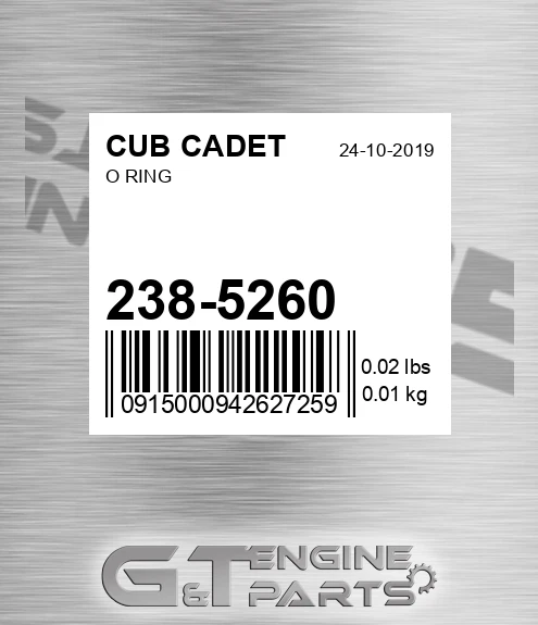 238-5260 O Ring