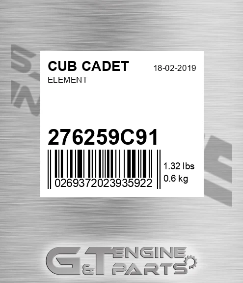 276259C91 Element