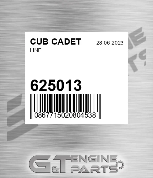 625013 Line for CUB CADET