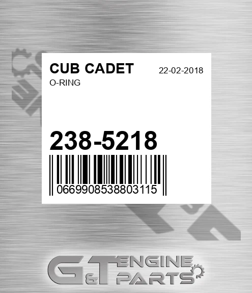 238-5218 O-ring