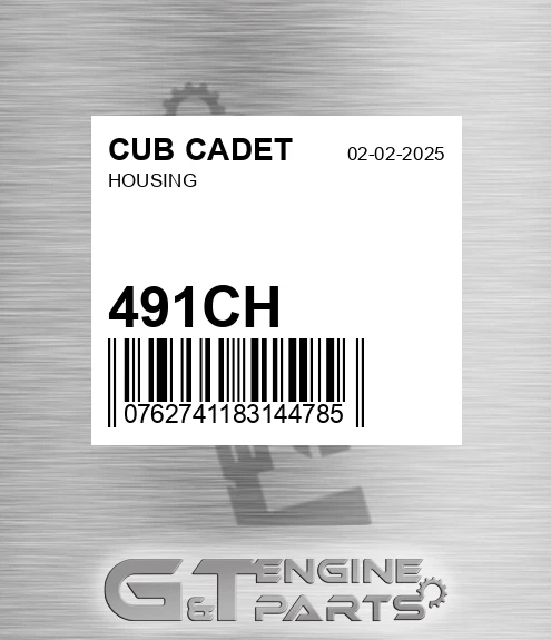 491CH Housing for CUB CADET