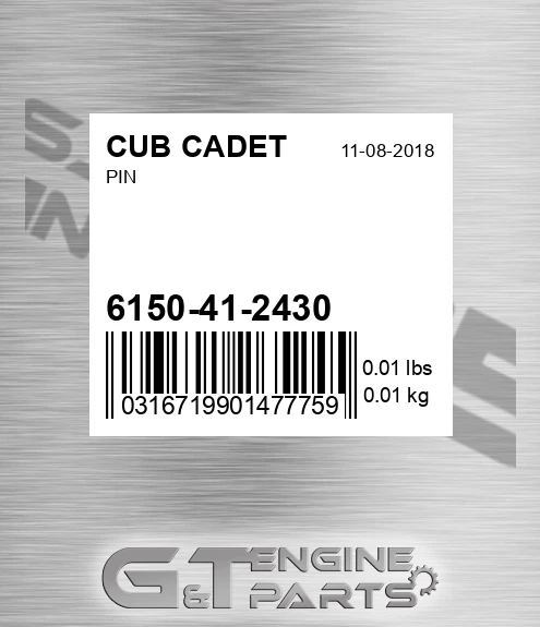 6150-41-2430 Pin