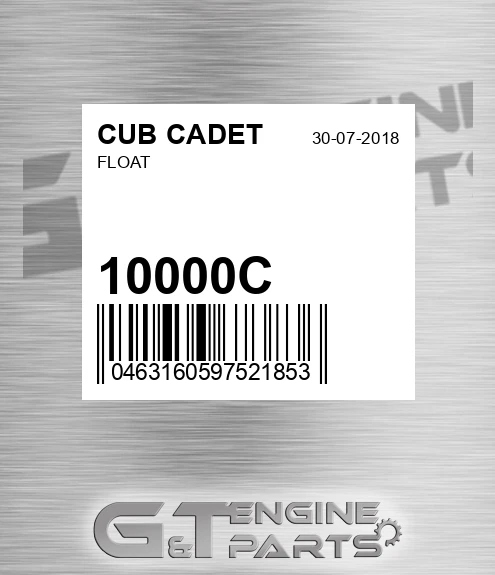 10000C Float