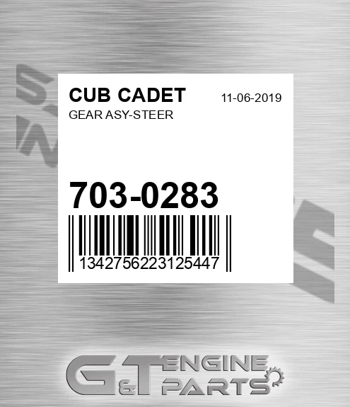 703-0283 Gear Asy-steer for CUB CADET