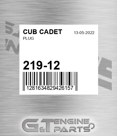 219-12 Plug