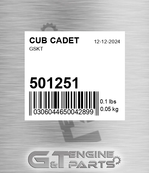 501251 Gskt