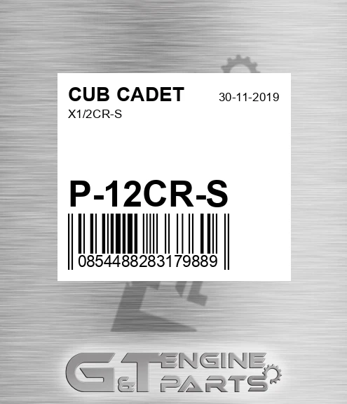 P-12CR-S X1/2cr-s for CUB CADET