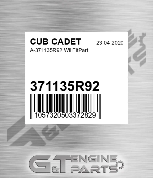 371135R92 A- Willfitpart