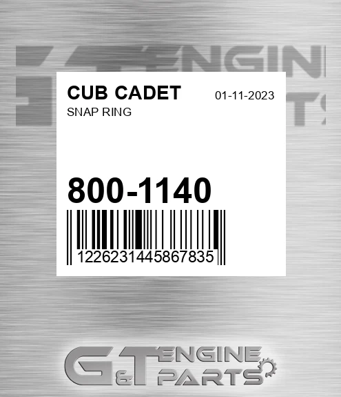 800-1140 Snap Ring