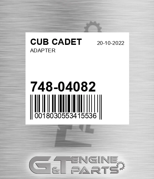 748-04082 Adapter for CUB CADET