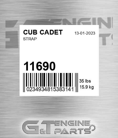 11690 Strap for CUB CADET