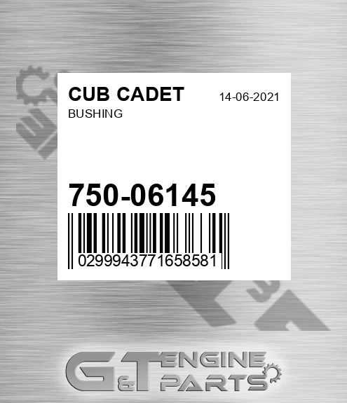 750-06145 Bushing for CUB CADET