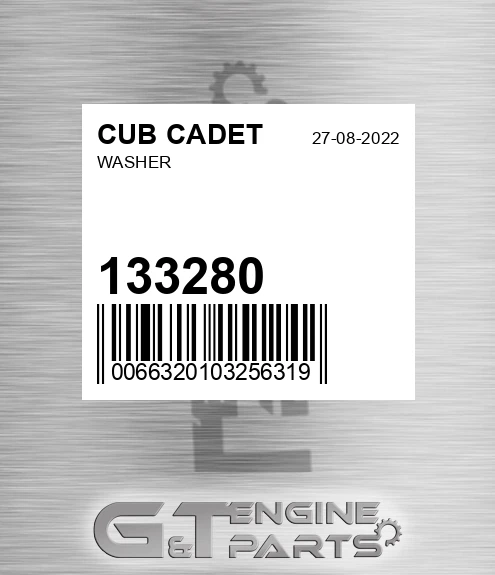 133280 CUB CADET Washer