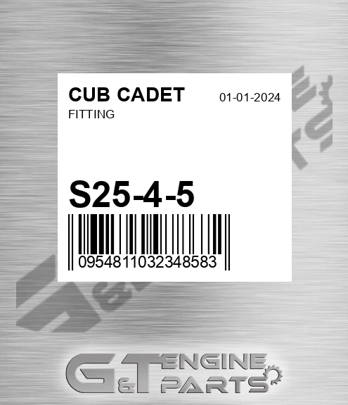 S25-4-5 Fitting for CUB CADET