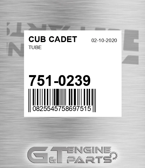 751-0239 Tube