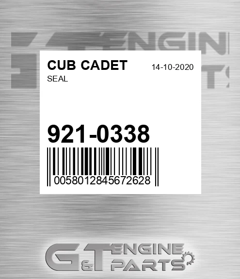 921-0338 Seal for CUB CADET