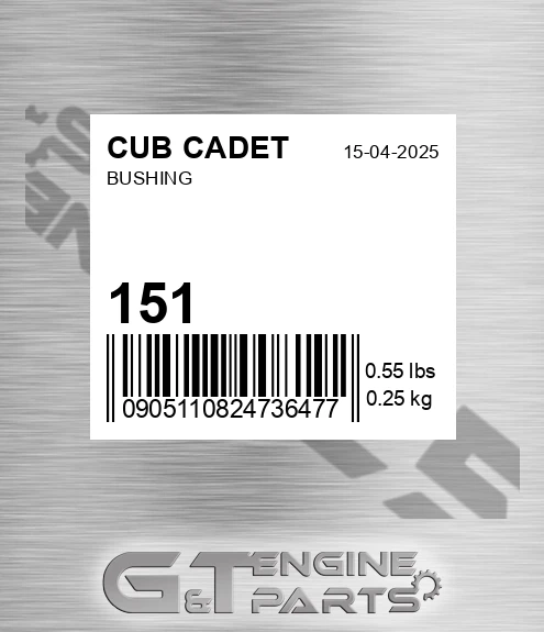 151 Bushing