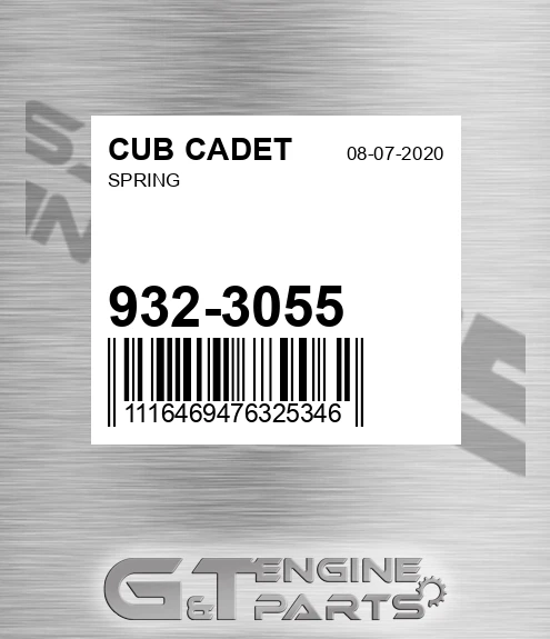 932-3055 Spring for CUB CADET