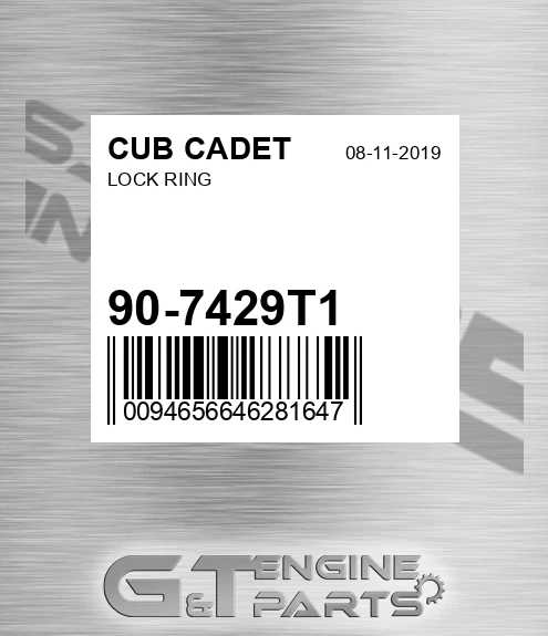 90-7429T1 Lock Ring for CUB CADET